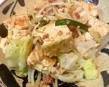 島豆腐チャンプルー(沖縄食堂 てぃんがーら)