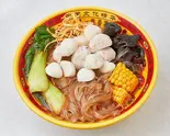 【大人気】色々団子入りマーラータン セットSpicy Hot Pot with Assorted Dumplings团子麻辣烫（好美味麻辣湯 四谷店）