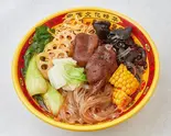 【新商品】豚足入りマーラータン セットSpicy Hot Pot with Cowhells 猪蹄麻辣烫（好美味麻辣湯 四谷店）