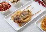 秘伝の辛イカ,椒盐鱿鱼  3本（好美味麻辣湯 四谷店）