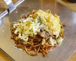 【中毒性あり◎！】エソラスペシャル！にんにくソース焼そば Esora Special！ Garlic Sauce Yakisoba（お好み焼 鉄板焼 エソラ）