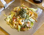 シーフードMIX塩焼そば Seafood Mix Yakisoba（お好み焼 鉄板焼 エソラ）