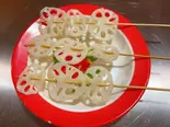 炸藕片,揚げ蓮根3串（好美味麻辣湯 四谷店）