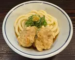 【人気No.1】 鶏天うどん Chicken Tempura Udon（饂飩頑陣 本店）