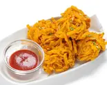 オニオンパコラ(4p) Onion Pakora (4 Pieces)（タラキッチン）