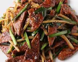 青蓮風レバニラ黒胡椒炒め（健康中華庵・青蓮大宮西口店）