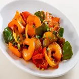 プロウンチリ Prawn Chilli（インドネパールカレーガネーシャキッチン）