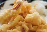 アカイカのゲソ天（手打ちそば 志喜千庵）