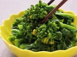 旬！ 菜の花 からし和え（手打ちそば 志喜千庵）