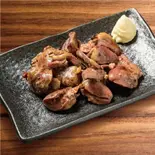 新鮮☆ 鶏ハツ炭火焼（手打ちそば 志喜千庵）