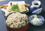 天然海老の天せいろ（手打ちそば 志喜千庵）