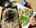 旬！ 菜の花天ざる（手打ちそば 志喜千庵）