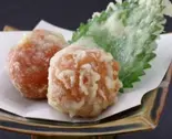 うめぼしの天ぷら (3ケ)（手打ちそば 志喜千庵）