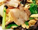 【044】豚肉とキクラゲの玉子炒め（中華料理 劉記）