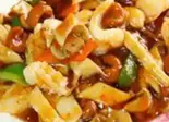 【022】イカの四川風炒め（中華料理 劉記）