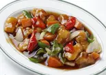 【053】白身魚の甘酢あんかけ（中華料理 劉記）