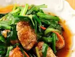 【037】カキとニラ炒め（中華料理 劉記）