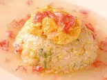 フカヒレと蟹肉のあんかけ炒飯（中華料理パンダ）