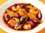 海老と茄子の辛味煮（中華料理パンダ）