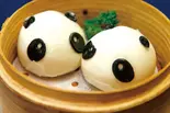 パンダ型肉まん(2個)（中華料理パンダ）