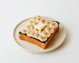 黒ごまバナナトースト BLACK SESAME BANANA TOAST（BY＆BYcoffee and bar）