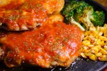 トマトソーストリプルチキン弁当 Triple Tomato sauce Chicken Steak Box（【チキンステーキ弁当】Master Of Chicken～権現通3丁目店～）