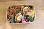 【豆腐ハンバーグゆず胡椒添】酵素玄米のお弁当(お味噌汁なし)（SANSOU CAFE）
