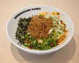 辛まぜそば Spicy Maze-soba（UNDERGROUND RAMEN 頑者 コクーンシティ店）