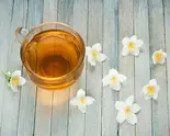 ジャスミン茶Jasmine tea（【出汁の親子丼】鶏ヶ屋(TORIGAYA)～川崎店～）
