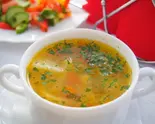 オニオンスープonion soup（【出汁の親子丼】鶏ヶ屋(TORIGAYA)～立川店～）