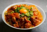 鶏だく月見親子丼（【出汁の親子丼】鶏ヶ屋(TORIGAYA)～立川店～）