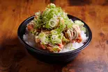 ネギマヨ唐揚げ丼 Green Onion ＆ Mayo Karaage Donburi 5 pcs（九州醤油×デカ盛り唐揚げ 霧島商店～天王町駅前店～）