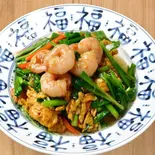 海老ニラ卵炒め（北京飯店東大和店）