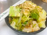 NEW悪魔ピリ辛！ガーリックスタミナMAXのメガ豚丼！（まんぞくキッチン）