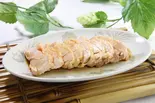 蒸し鶏の冷製（中華料理 満福園）