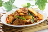 レバー辛子炒め（中華料理 満福園）