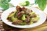 砂肝と胡瓜の和物（中華料理 満福園）