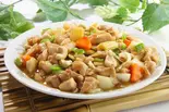 鶏肉の角切り炒め（中華料理 満福園）
