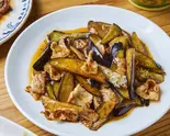 ナス豚肉ピリ辛炒め Eggplant ＆ Pork Spicy Stir-Fry（練馬臧家）