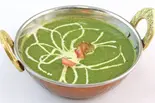 ほうれん草マトンカレー Spinach Mutton（インド アジアン ダイニング プルニマ）