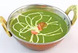 ほうれん草マッシュルームカレー Spinach Mushroom（インド アジアン ダイニング プルニマ）