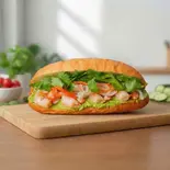 【人気No.3 】エビアボカドバインミー | Shrimp ＆ Avocado Banh Mi（TOKYO BANH MI STAND 元赤坂本店）