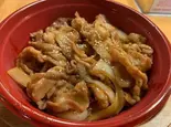 豚しょうが焼き丼（居酒屋ふるさと）