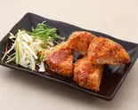 厚いハムカツ（麺と飯）