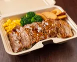 カルビオーバーライス(150g)（【ステーキ＆焼肉弁当】シュチニクリン）