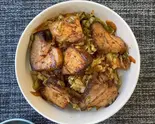 あの名店が復活！【大人気！新メニュー登場】がんこ親父のばくだん丼(ゴロゴロ焼豚丼)（中華料理 天津）