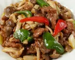 牛肉のオイスターソース Beef in Oyster Sauce（星宿飯店 浦安駅前店）