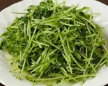 豆苗炒め Pea Sprout Stir-Fry（星宿飯店 浦安駅前店）