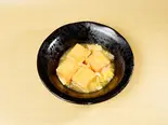 厚揚げと湯葉の餡掛け(大盛り無料絶品パスタ豊秀ワンコインバルシンプル)