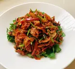 クミン風味の羊肉炒め(孜然羊肉)（正宗中国味·羊大厨）